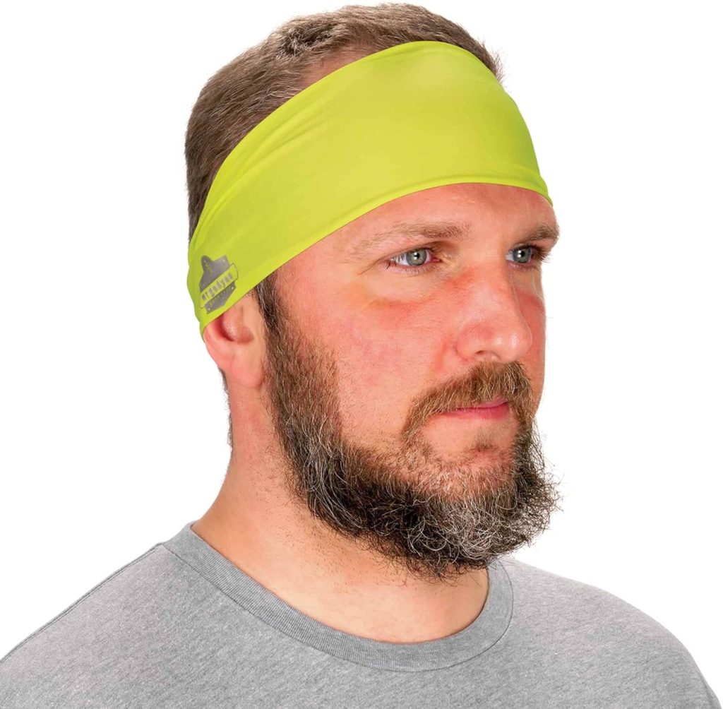 Ergodyne Chill-Its 6634 Cooling Headband, Sports Headbands for Men and Women, Moisture Wicking Ergodyne Chill-Its 6634 Cooling Headband, Sports Headbands for Men and Women, Moisture Wicking