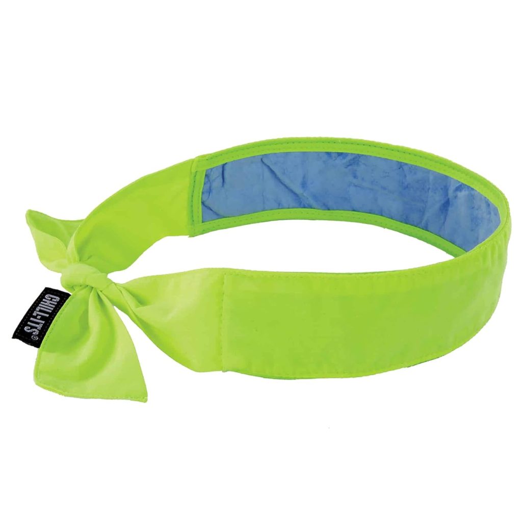 Ergodyne Chill Its 6700CT Cooling Bandana, Lined with Evaporative PVA Material for Fast Cooling Relief, Tie Closure Ergodyne Chill Its 6700CT Cooling Bandana, Lined with Evaporative PVA Material for Fast Cooling Relief, Tie Closure