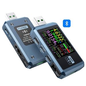FNIRSI FNB48P USB Voltage Current Tester with Bluetooth, Fast Charge Detection, 4-24V Voltage, 6.5A High Current, 4 Function Curves, 5 Ports, Multiple Protocol Triggers, 1.77-inch TFT LCD Display FNIRSI FNB48P USB Voltage Current Tester with Bluetooth, Fast Charge Detection, 4-24V Voltage, 6.5A High Current, 4 Function Curves, 5 Ports, Multiple Protocol Triggers, 1.77-inch TFT LCD Display