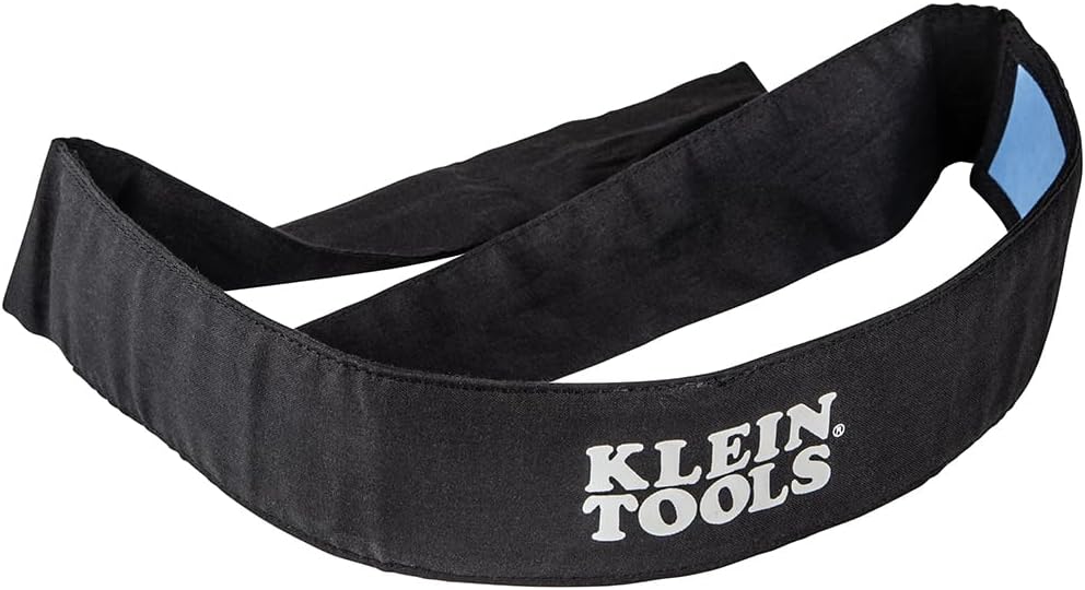 Klein Tools 60123 Bandana, Stay Cool With Evaporative PVA Technology, Black Klein Tools 60123 Bandana, Stay Cool With Evaporative PVA Technology, Black