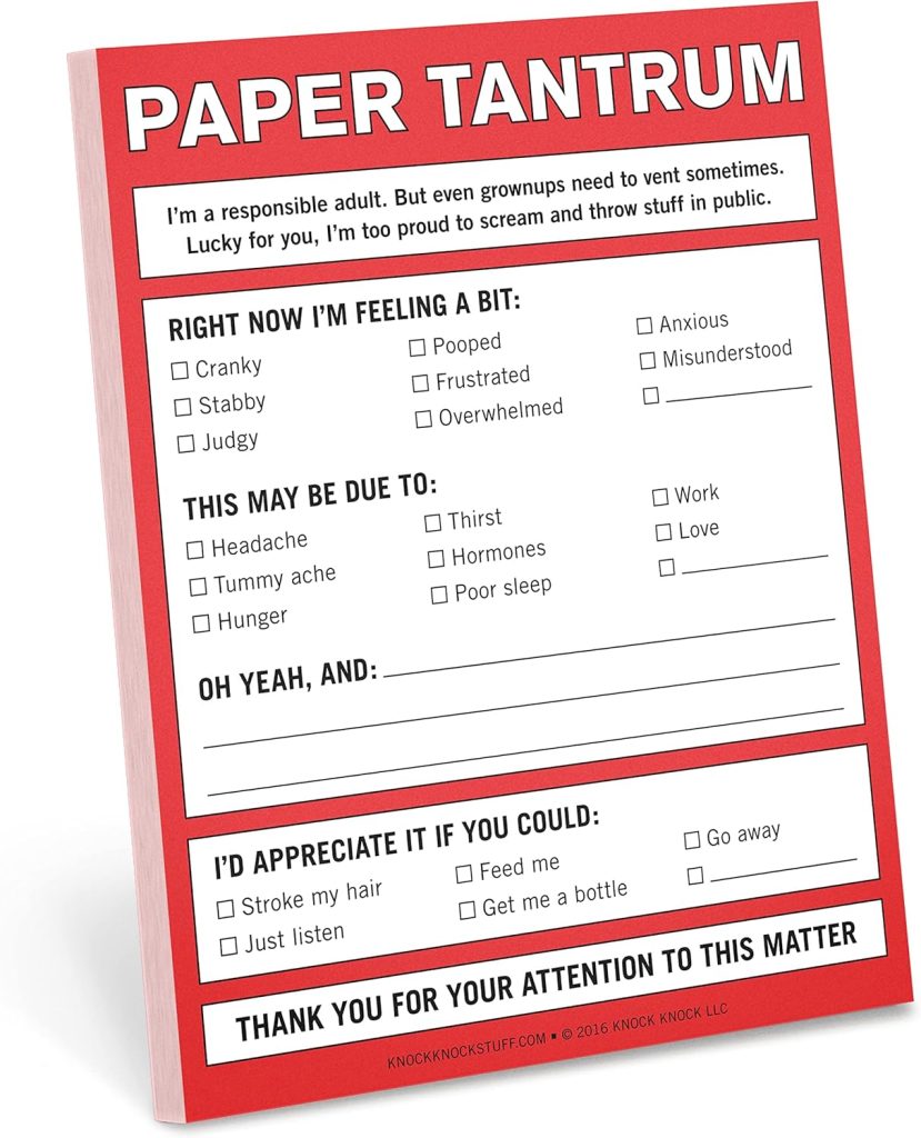 Knock Knock Paper Tantrum Nifty Note (Knock Knock Nifty Notes) Knock Knock Paper Tantrum Nifty Note (Knock Knock Nifty Notes)
