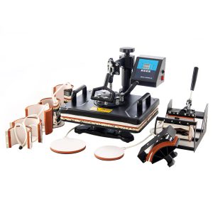 SHUOHAO 10 In 1 Heat Press Machine, 11.4*15in, for Cap/Bag/Mouse Pad/Phone Case/Tape/Stickers/Mug/Plate/Puzzle/T-shirts SHUOHAO 10 In 1 Heat Press Machine, 11.4*15in, for Cap/Bag/Mouse Pad/Phone Case/Tape/Stickers/Mug/Plate/Puzzle/T-shirts