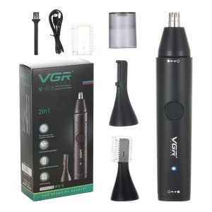 VGR V-613 2-in-1 Electric Nose Hair Trimmer, Portable Rechargeable Hair Remover, Support Body Washing, 150min Runtime VGR V-613 2-in-1 Electric Nose Hair Trimmer, Portable Rechargeable Hair Remover, Support Body Washing, 150min Runtime