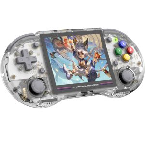 ANBERNIC RG353PS Game Console, 64GB TF Card, 16GB Linux, 1GB LPDDR4, HDMI Output – Transparent White ANBERNIC RG353PS Game Console, 64GB TF Card, 16GB Linux, 1GB LPDDR4, HDMI Output – Transparent White