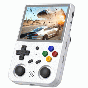 ANBERNIC RG353V Game Console, 64GB TF Card, 32GB Android 16GB Linux, 2GB LPDDR4, HDMI Output, Moonlight Streaming – White ANBERNIC RG353V Game Console, 64GB TF Card, 32GB Android 16GB Linux, 2GB LPDDR4, HDMI Output, Moonlight Streaming – White