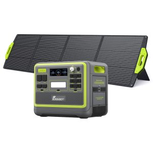 FOSSiBOT F2400 Portable Power Station + FOSSiBOT SP200 18V 200W Foldable Solar Panel, 2048Wh/640000mAh LiFePO4 Battery, 2400W(4600W Peak) Solar Generator, 3xAC RV Car USB Type-C QC3.0 PD DC5521 Pure Sine Wave Full Outlets, 1.5 Hours Fast Charging FOSSiBOT F2400 Portable Power Station + FOSSiBOT SP200 18V 200W Foldable Solar Panel, 2048Wh/640000mAh LiFePO4 Battery, 2400W(4600W Peak) Solar Generator, 3xAC RV Car USB Type-C QC3.0 PD DC5521 Pure Sine Wave Full Outlets, 1.5 Hours Fast Charging